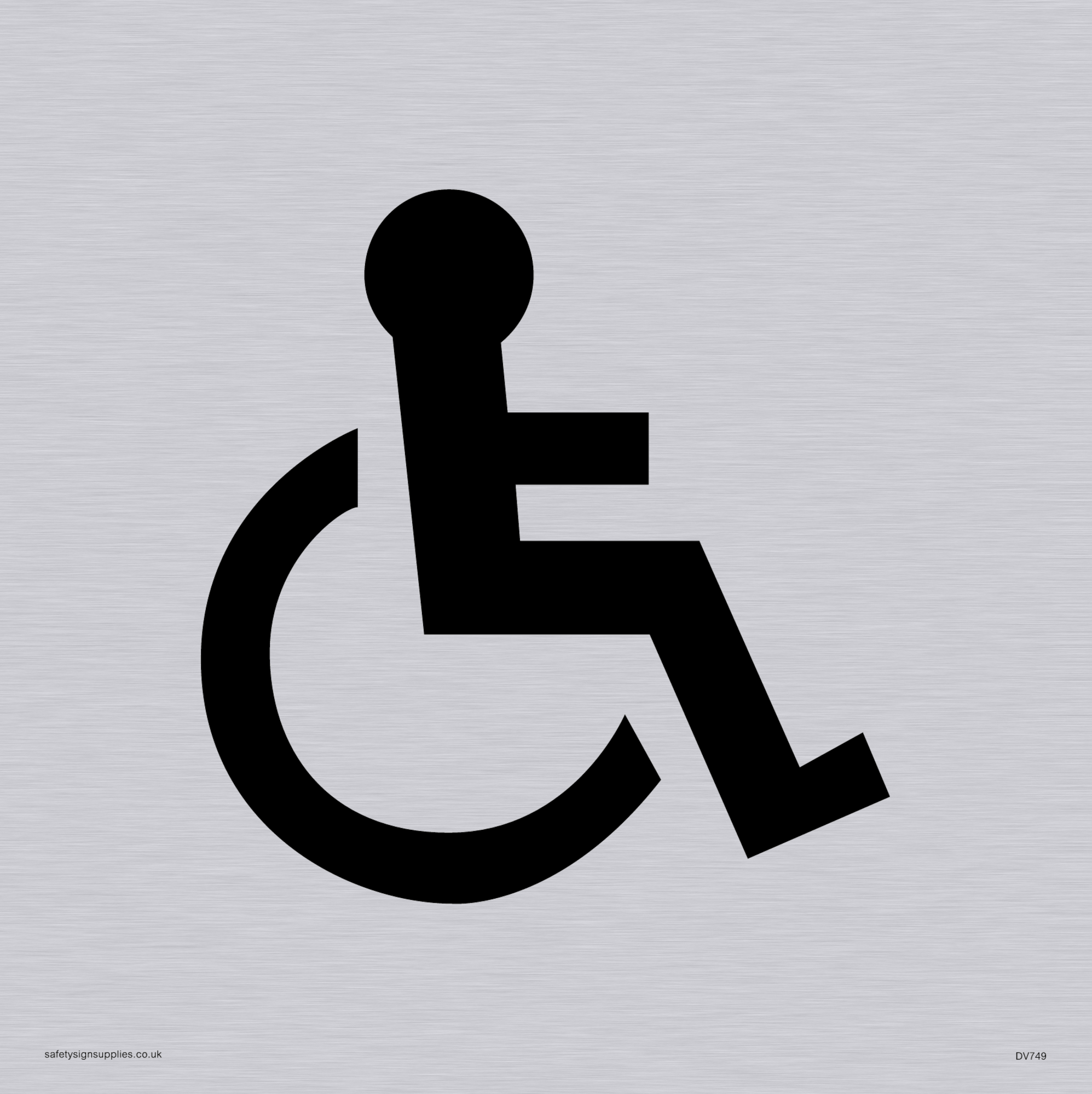 wheelchair symbol only door sign from Safety Sign Supplies