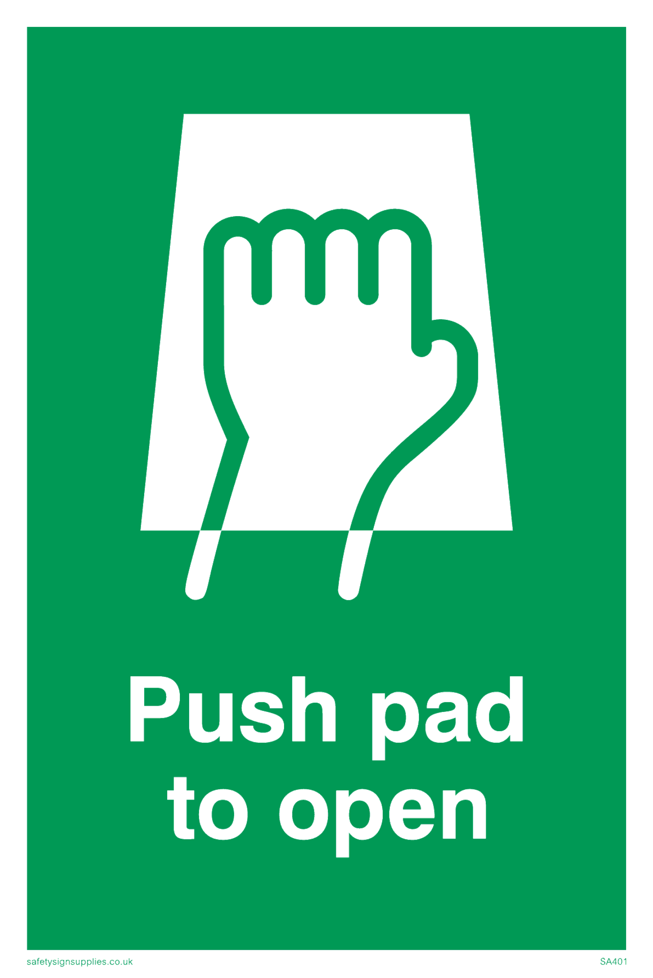 Push Door To Open Signs, Signage & Safety