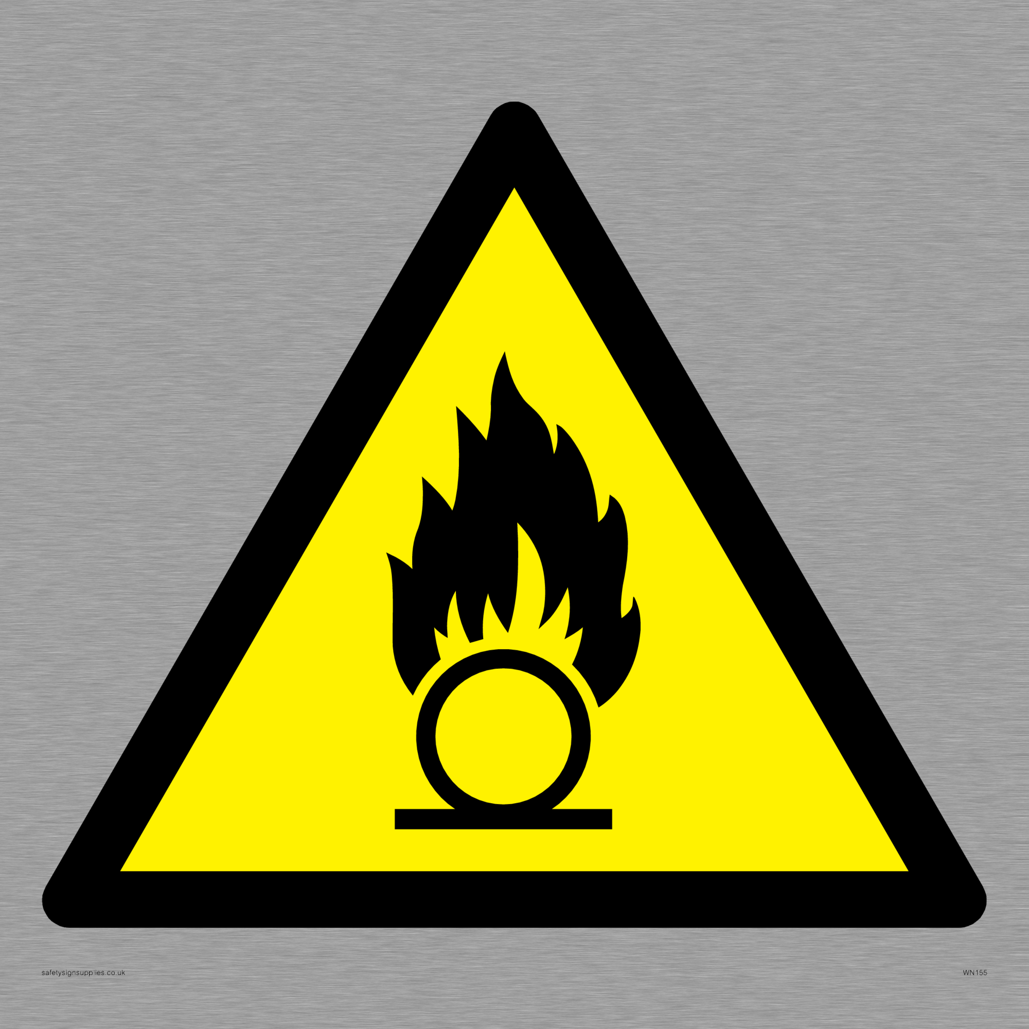 oxidising warning symbol only from Safety Sign Supplies