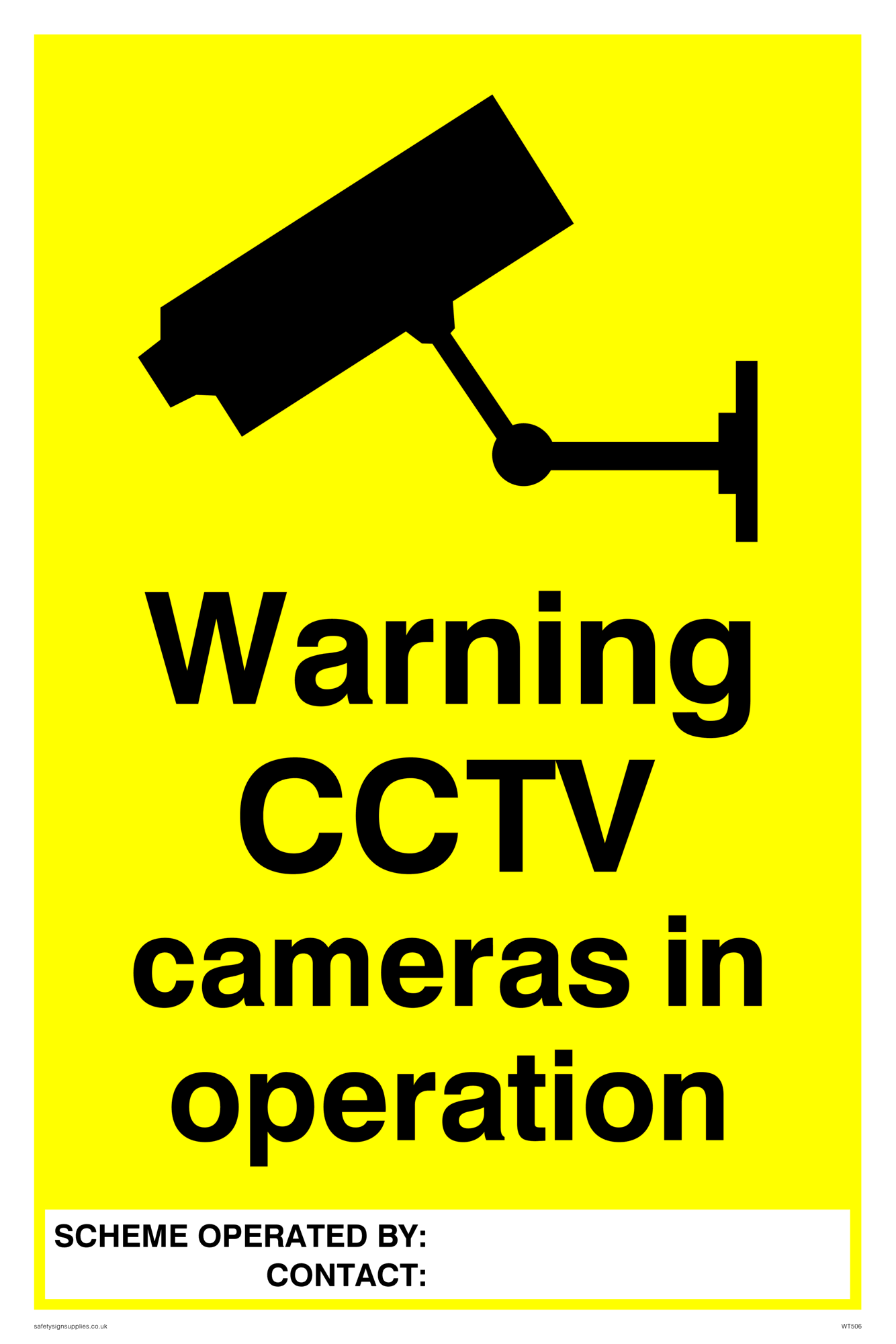 CCTV cameras in operation from Safety Sign Supplies