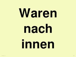 Waren nach innen
