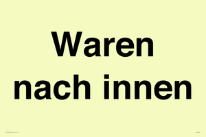 Waren nach innen