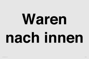 Waren nach innen