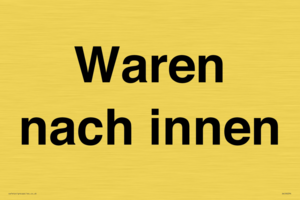 Waren nach innen
