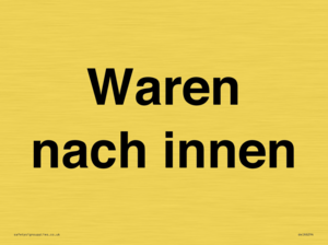 Waren nach innen