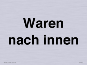 Waren nach innen