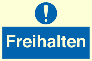 Freihalten