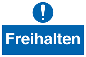 Freihalten