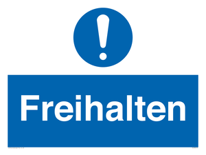 Freihalten