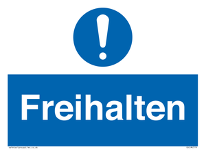 Freihalten
