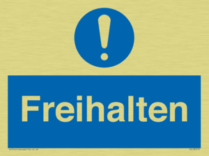 Freihalten