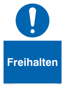 Freihalten