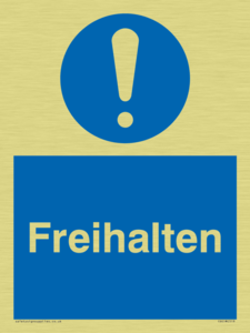 Freihalten
