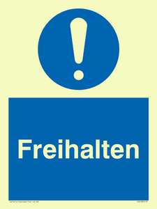 Freihalten