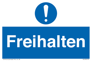Freihalten