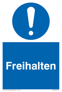 Freihalten