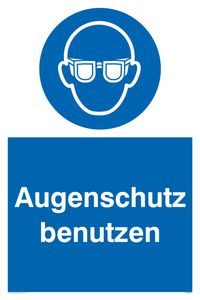 Augenschutz benutzen