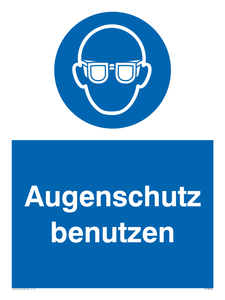 Augenschutz benutzen