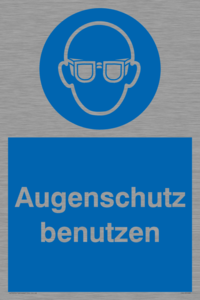 Augenschutz benutzen