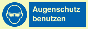 Augenschutz benutzen