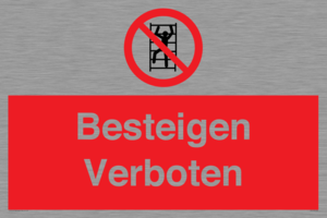 Besteigen Verboten