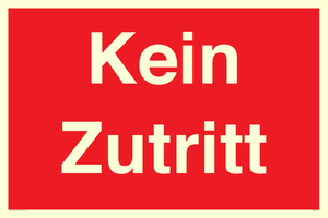 Kein Zutritt