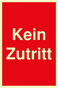 Kein Zutritt