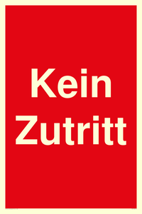 Kein Zutritt