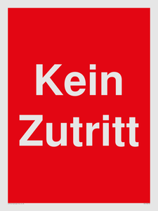 Kein Zutritt
