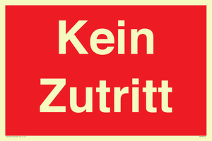 Kein Zutritt