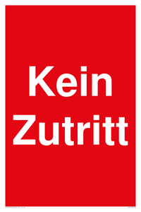 Kein Zutritt