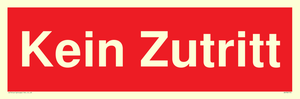 Kein Zutritt