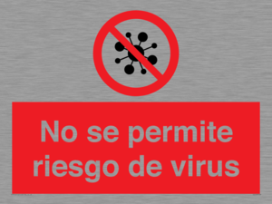 No se permite riesgo de virus