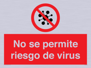 No se permite riesgo de virus