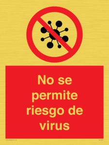 No se permite riesgo de virus