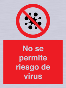 No se permite riesgo de virus