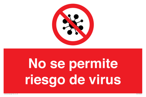 No se permite riesgo de virus
