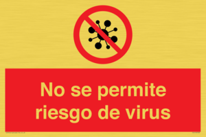No se permite riesgo de virus