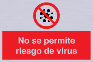 No se permite riesgo de virus