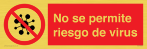 No se permite riesgo de virus