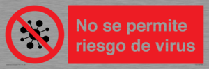 No se permite riesgo de virus