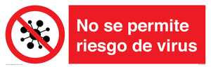No se permite riesgo de virus