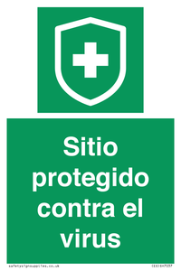 Sitio protegido contra el virus