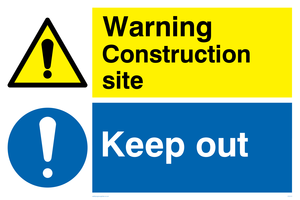 Construction site Keep out