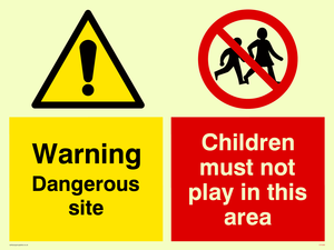 Dangerous site No children