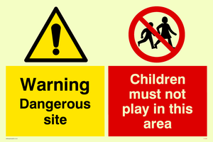 Dangerous site No children