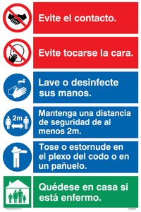 Covid 19 multi sign (Espanol)