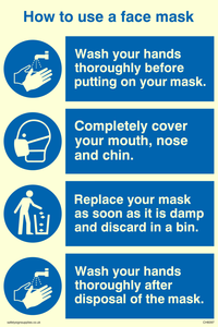 How to use a face mask