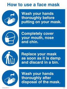 How to use a face mask