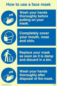 How to use a face mask